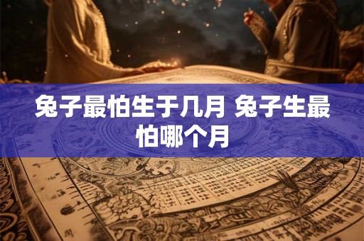 兔子最怕生于几月 兔子生最怕哪个月