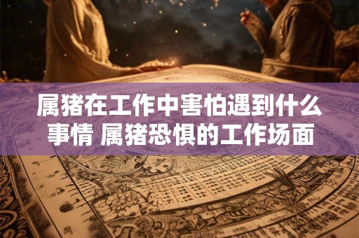 属猪在工作中害怕遇到什么事情 属猪恐惧的工作场面