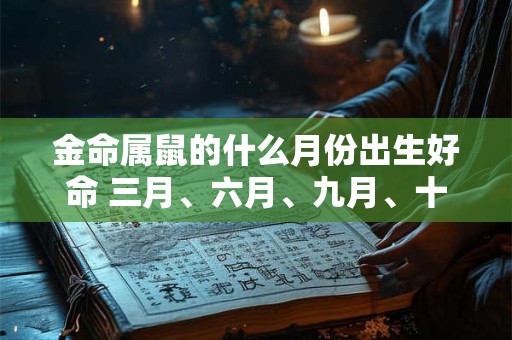 金命属鼠的什么月份出生好命 三月、六月、九月、十二月