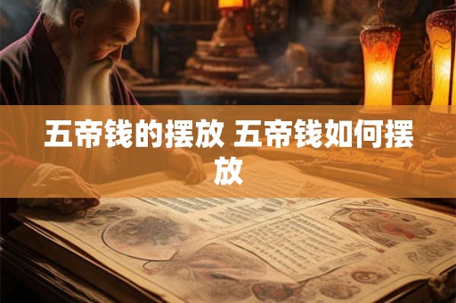 五帝钱的摆放 五帝钱如何摆放