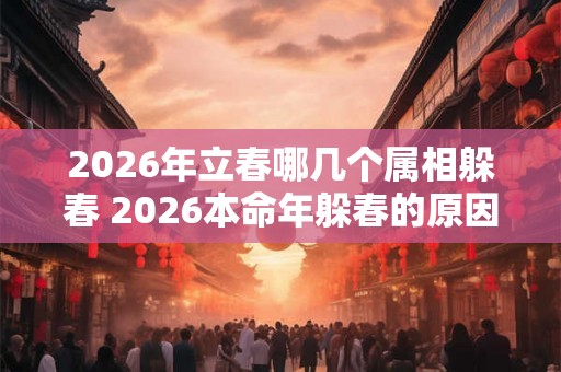 2026年立春哪几个属相躲春 2026本命年躲春的原因 2026年立春哪几个属相躲春 2026本命年躲春的原因
