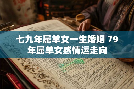 七九年属羊女一生婚姻 79年属羊女感情运走向 七九年属羊女一生婚姻 79年属羊女感情运走向