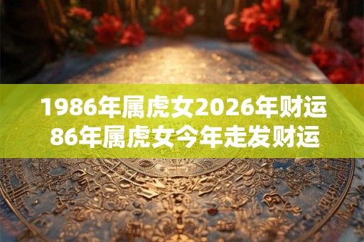 1986年属虎女2026年财运 86年属虎女今年走发财运吗
