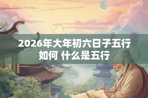 2026年大年初六日子五行如何 什么是五行 2026年大年初六日子五行如何 什么是五行