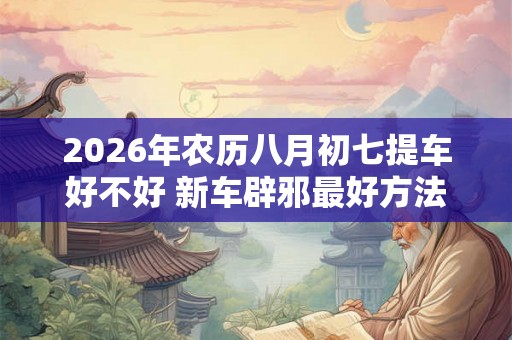 2026年农历八月初七提车好不好 新车辟邪最好方法