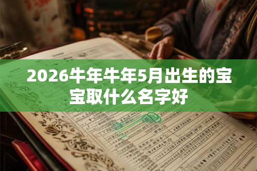 2026牛年牛年5月出生的宝宝取什么名字好 2026牛年牛年5月出生的宝宝取什么名字好