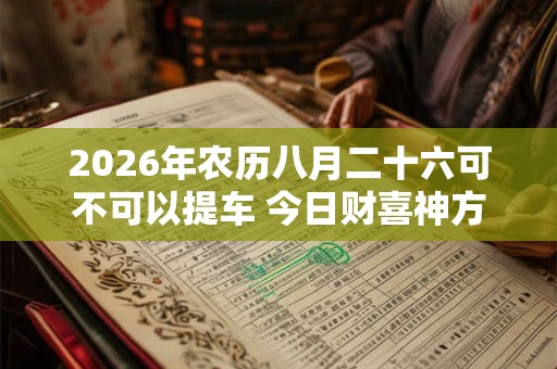 2026年农历八月二十六可不可以提车 今日财喜神方位