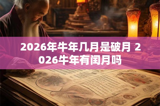 2026年牛年几月是破月 2026牛年有闰月吗