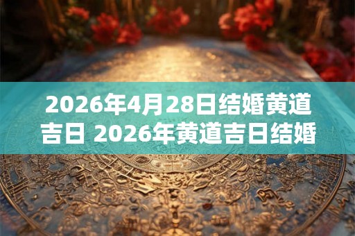 2026年4月28日结婚黄道吉日 2026年黄道吉日结婚是哪天