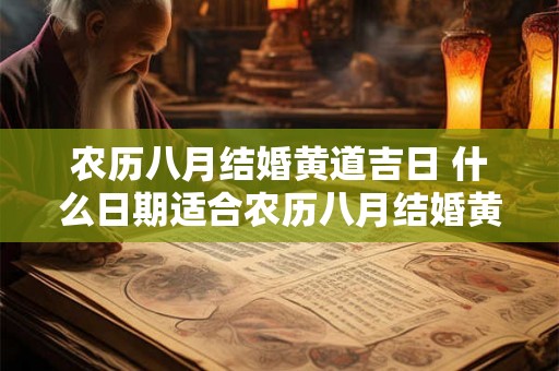 农历八月结婚黄道吉日 什么日期适合农历八月结婚黄道吉日 农历八月结婚黄道吉日 什么日期适合农历八月结婚黄道吉日