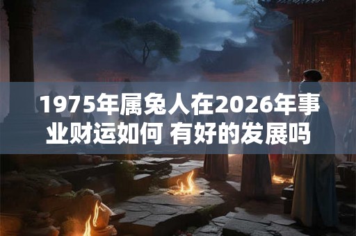 1975年属兔人在2026年事业财运如何 有好的发展吗 1975年属兔人在2026年事业财运如何 有好的发展吗