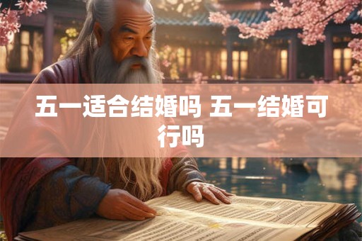 五一适合结婚吗 五一结婚可行吗