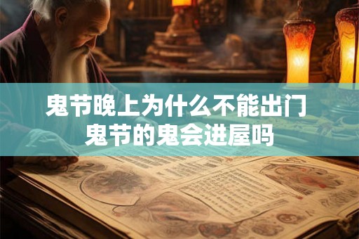 鬼节晚上为什么不能出门 鬼节的鬼会进屋吗
