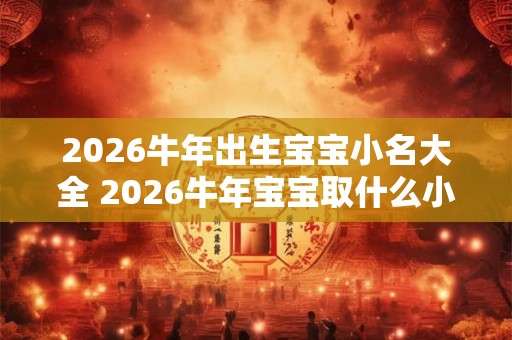 2026牛年出生宝宝小名大全 2026牛年宝宝取什么小名 2026牛年出生宝宝小名大全 2026牛年宝宝取什么小名