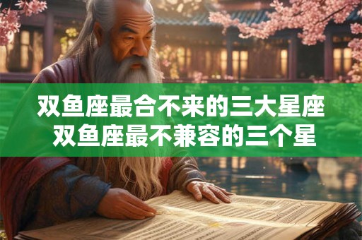 双鱼座最合不来的三大星座 双鱼座最不兼容的三个星座 双鱼座最合不来的三大星座 双鱼座最不兼容的三个星座