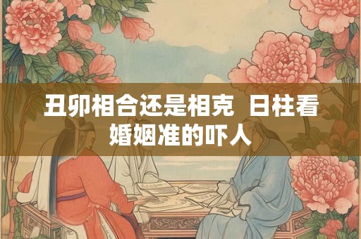 丑卯相合还是相克  日柱看婚姻准的吓人