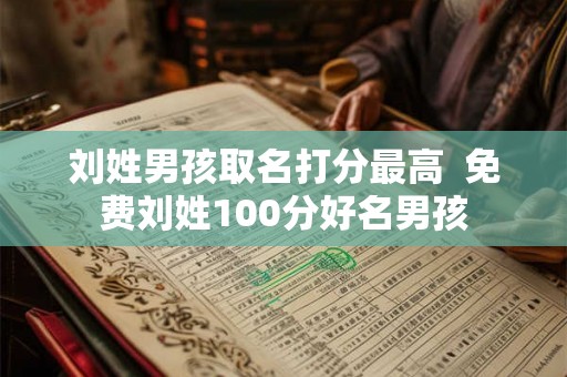 刘姓男孩取名打分最高  免费刘姓100分好名男孩