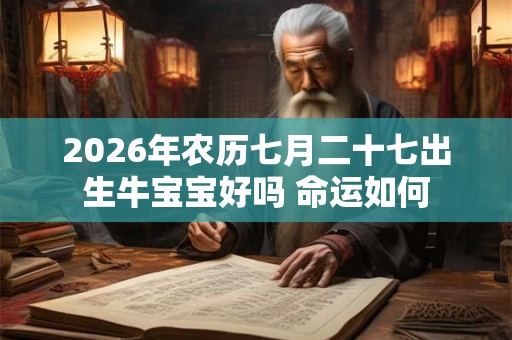 2026年农历七月二十七出生牛宝宝好吗 命运如何 2026年农历七月二十七出生牛宝宝好吗 命运如何