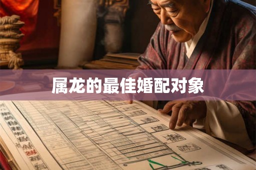 属龙的最佳婚配对象