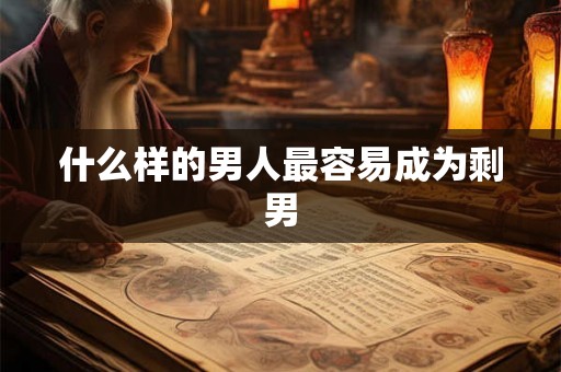 什么样的男人最容易成为剩男