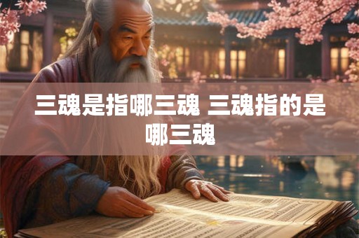 三魂是指哪三魂 三魂指的是哪三魂