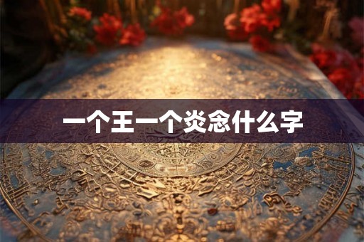 一个王一个炎念什么字