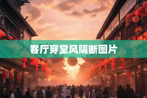客厅穿堂风隔断图片
