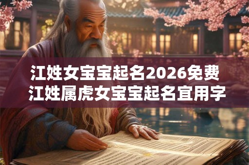 江姓女宝宝起名2026免费 江姓属虎女宝宝起名宜用字 江姓女宝宝起名2026免费 江姓属虎女宝宝起名宜用字