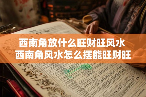 西南角放什么旺财旺风水 西南角风水怎么摆能旺财旺