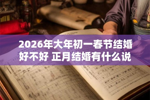 2026年大年初一春节结婚好不好 正月结婚有什么说法