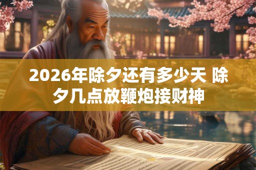 2026年除夕还有多少天 除夕几点放鞭炮接财神