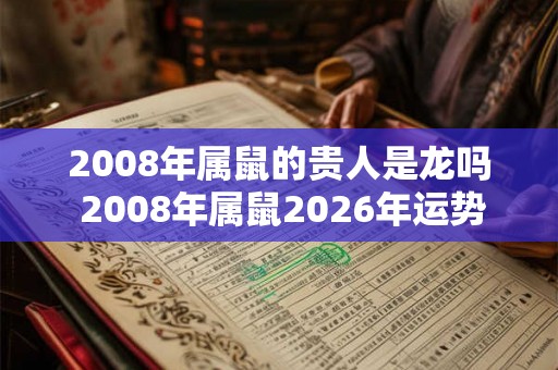2008年属鼠的贵人是龙吗 2008年属鼠2026年运势好吗
