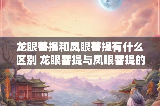 龙眼菩提和凤眼菩提有什么区别 龙眼菩提与凤眼菩提的区别
