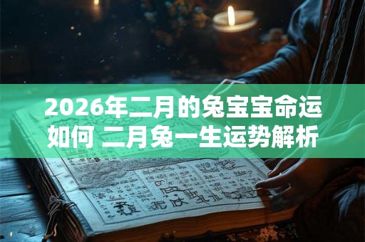 2026年二月的兔宝宝命运如何 二月兔一生运势解析 2026年二月的兔宝宝命运如何 二月兔一生运势解析