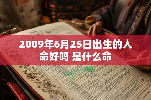 2009年6月25日出生的人命好吗 是什么命