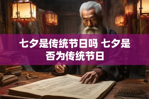 七夕是传统节日吗 七夕是否为传统节日