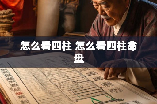 怎么看四柱 怎么看四柱命盘 怎么看四柱 怎么看四柱命盘