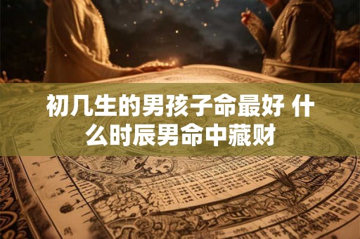 初几生的男孩子命最好 什么时辰男命中藏财 初几生的男孩子命最好 什么时辰男命中藏财