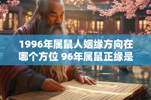 1996年属鼠人姻缘方向在哪个方位 96年属鼠正缘是什么时候