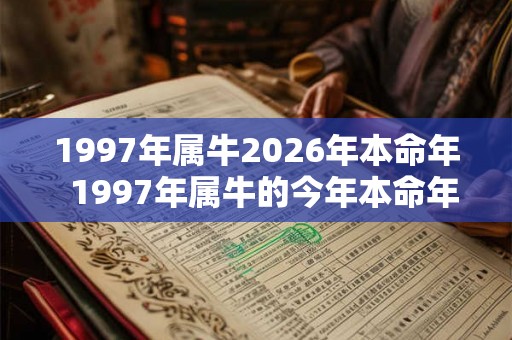 1997年属牛2026年本命年 1997年属牛的今年本命年运势如何 1997年属牛2026年本命年 1997年属牛的今年本命年运势如何