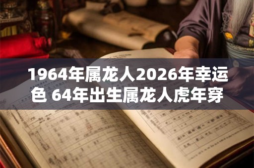 1964年属龙人2026年幸运色 64年出生属龙人虎年穿什么颜色衣服好