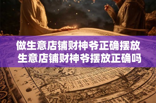 做生意店铺财神爷正确摆放 生意店铺财神爷摆放正确吗