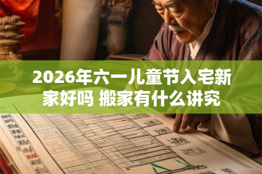 2026年六一儿童节入宅新家好吗 搬家有什么讲究