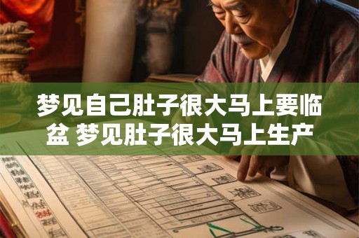 梦见自己肚子很大马上要临盆 梦见肚子很大马上生产有什么含义吗