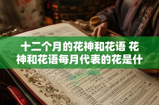 十二个月的花神和花语 花神和花语每月代表的花是什么