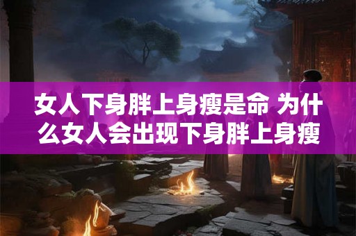女人下身胖上身瘦是命 为什么女人会出现下身胖上身瘦的命运 女人下身胖上身瘦是命 为什么女人会出现下身胖上身瘦的命运