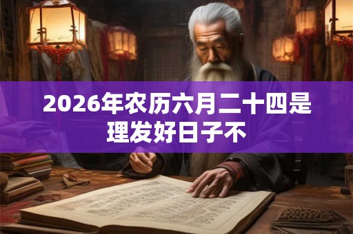 2026年农历六月二十四是理发好日子不