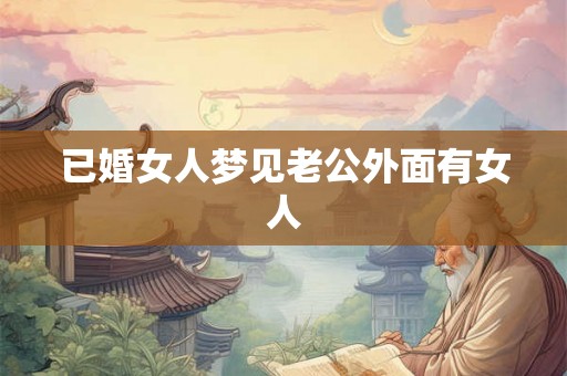 已婚女人梦见老公外面有女人