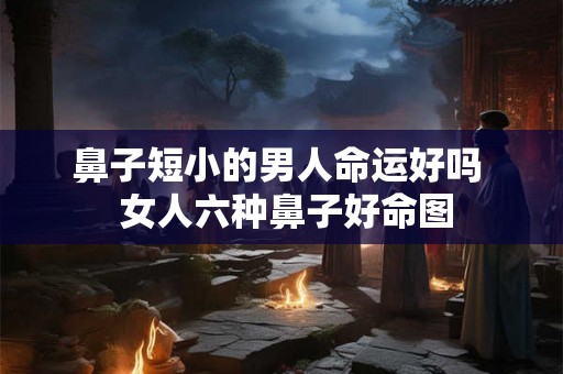 鼻子短小的男人命运好吗  女人六种鼻子好命图