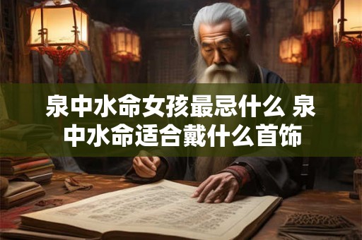 泉中水命女孩最忌什么 泉中水命适合戴什么首饰